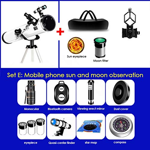 Telescopio Refractor YXCKG 114mm para Astronomía Principiantes miniatura 2