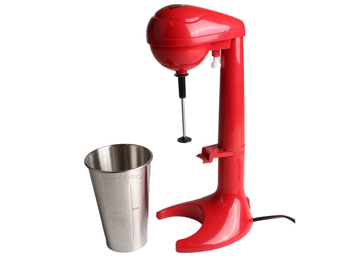 Global Gizmos 2 Speed Milkshake Maker 12 oz Aluminium Cup BML52640