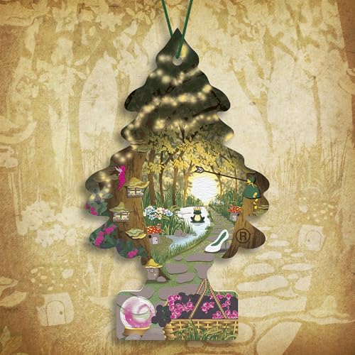 Image of LITTLE TREES Car Air Freshener | Hanging Tree Provides Long Lasting Scent for Auto and Home | Enchanted, 24 Air Fresheners