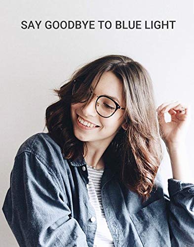 image for TIJN Blue Light Blocking Glasses for Women Men Bluelight Computer TV D
