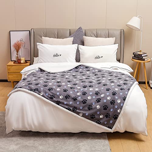 Puppy King Waterproof Pet Blanket, Machine Washable Liquid Pee Proof Blanket for Couch Sofa Bed, Durable 3 Layer Blanket… - Image 5