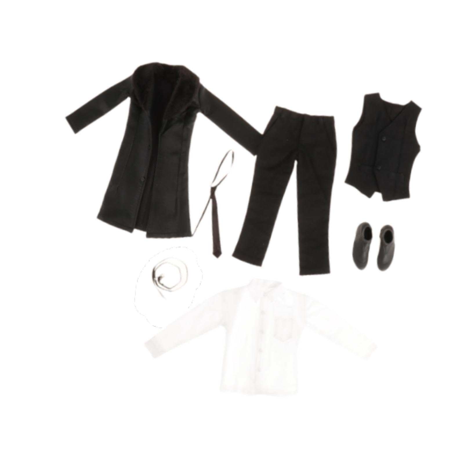 1/6 Maßstab Herrenkleidung Anzug Puppenuniform Sets für 12" Männliche Actionfigur