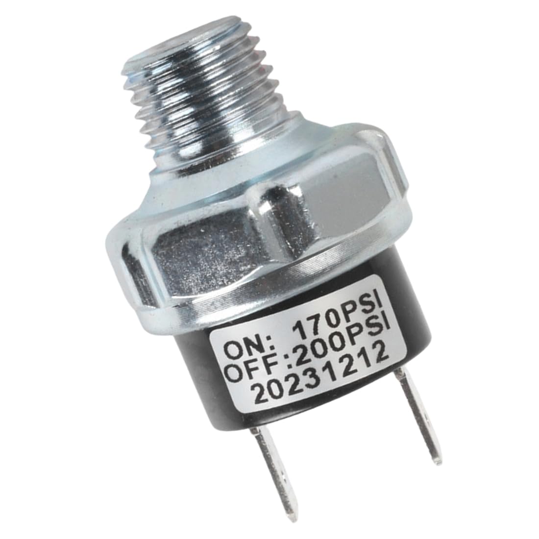 Jnchdghwa As Shown For Air Tanktrainair Connection Pressure Switch 12/24V Compressor-A:170-200Psi-1/4Npt/B:120-150Psi-1/8Npt B