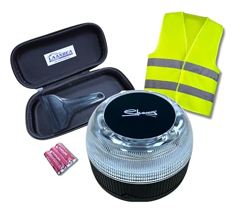 Genérico Luz Emergencia Homologado Dgt Baliza V16 - Conectada Dgt Geolocalizable Chaleco Reflectante - Rasqueta Quita Hielo - Estuche - Kit De Emergencia Coche - Genérico Luz Emergencia Homologado Dgt Baliza V16 - Conectada Dgt Geolocalizable Chaleco Reflectante - Rasqueta Quita Hielo - Estuche - Kit De Emergencia Coche -