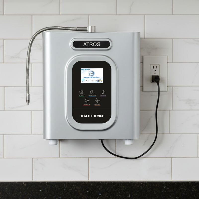 Sponsored Ad - ATROS Elite-α+ (Antioxidant, Hydrogen rich, Micro clustered and Minerals rich) Platinum Coated plates With Advanced Auto Cleaning And Technology of CSIR