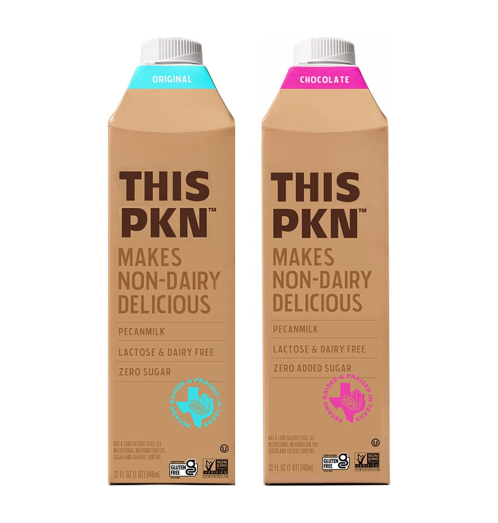 Buy THIS PKN Pecan Milk, Original Non Dairy Milk Alternative, Made from