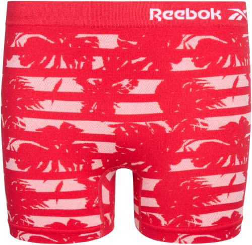 Reebok Girls' Boyshorts Underwear - 6 Pack Soft Stretch Seamless Girls Panties Boy Shorts - Cartwheel Shorts for Girls (6-16)4
