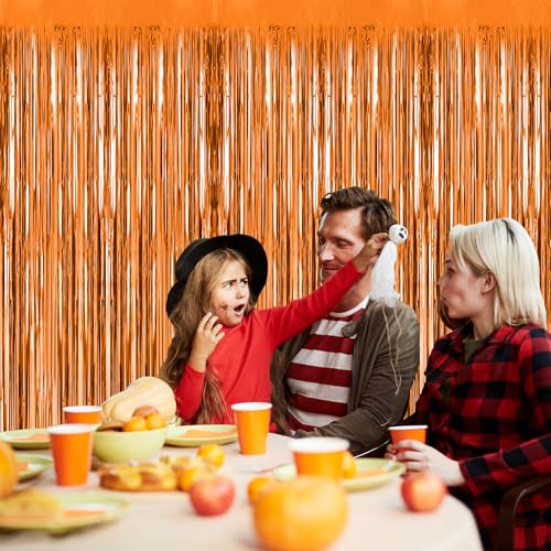 Image of OHOME Thanksgiving Decorations -Thanksgiving Backdrop Streamers | Friendsgiving Decor for Indoor Outdoor Outside - Fall Porch Banner Essentials for Door Wall Party Favors Photo Booth Props,2 Pack