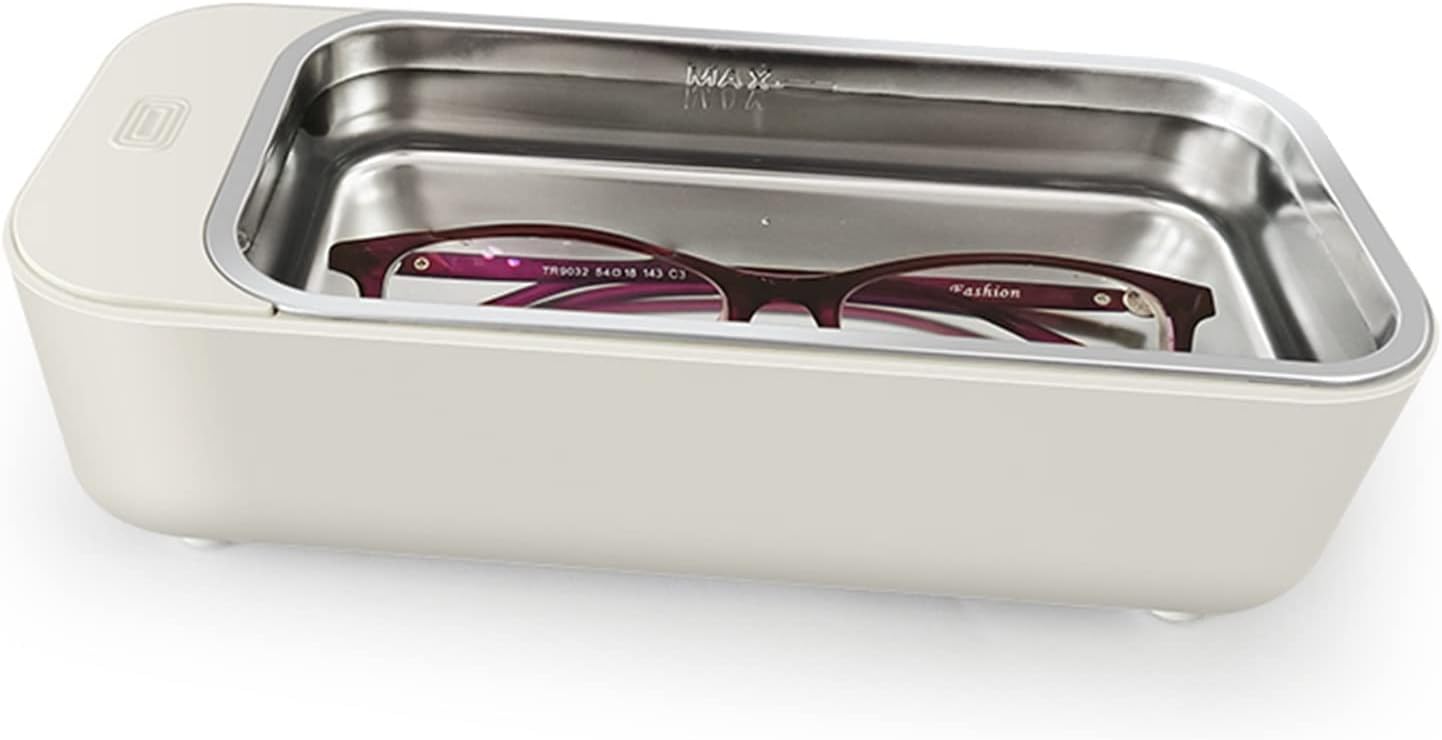 550ML 超音波洗浄機 メガネ用 入れ歯 腕時計 金属コイン ジュエリー用シルバークリーナー、 42,000Hz超音波クリーナー、 超音波洗浄機  メガネ 眼鏡 洗浄機 洗浄器 大容量 充電式 360°洗浄 入れ歯 腕時計 ベルト アクセサリー 歯ブラシ 貴金属 ジュエリー 精密部品 印鑑 ...