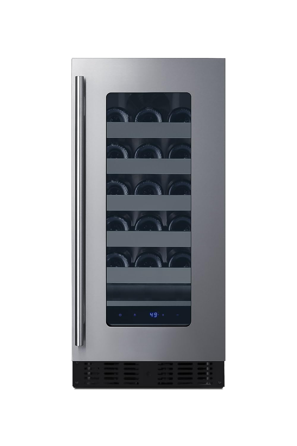 Summit Appliance ASDW1522 1.8 cu ft Wine Cooler Stainless Steel