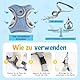 3 Stück Hundegeschirr und Leine Set, Verstellbares Brustgeschirr, Reflektierendes atmungsaktives Hundegeschirr mit D-Ring, Hundegeschirrs Set für Welpen, Kleine Hunde