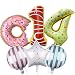 Produktbild DIWULI Geburtstagsdeko 14 Jahre Luftballons Donut Set