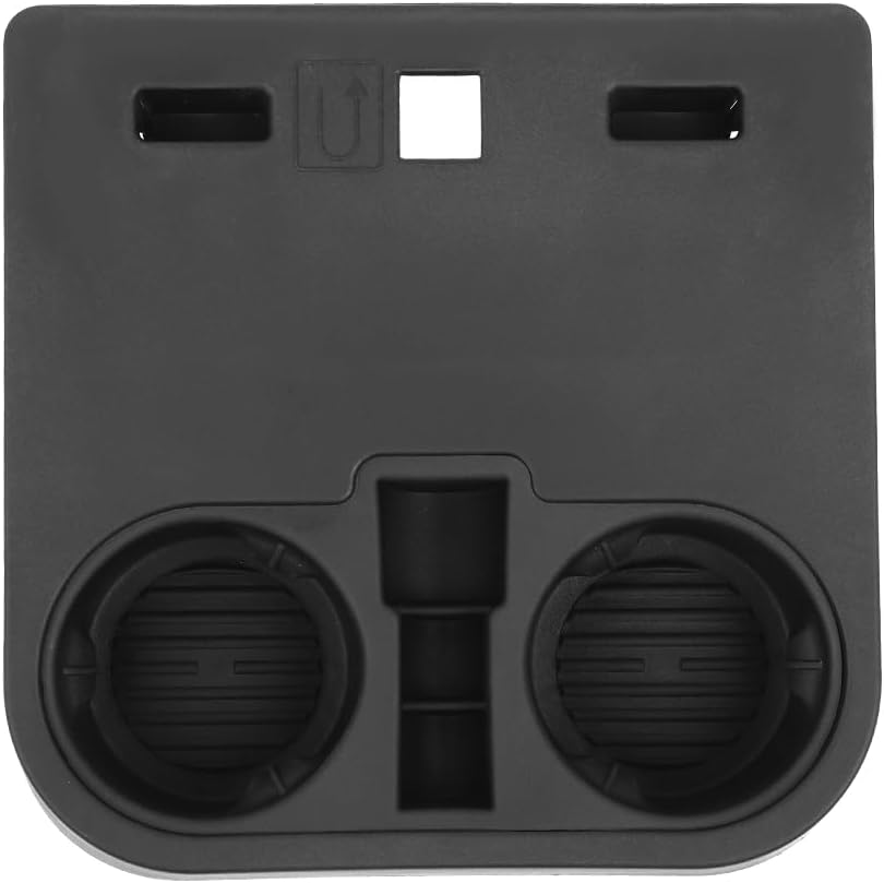 RT-TCZ Front Cup Holder Floor Console Mounted Drink Holder Front Seat Storage Box Tray Organizer for Ford F150/F250/F350/F450 2021-2025