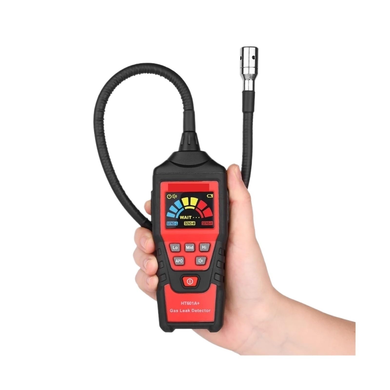 Rilevatore di gas, Rilevatore di perdite gas HT601A HT601B 0-1000PPM Allarme sonoro e schermo metano naturale infiammabile combustibile per lavoro e casa(HT601A P Li Battery)