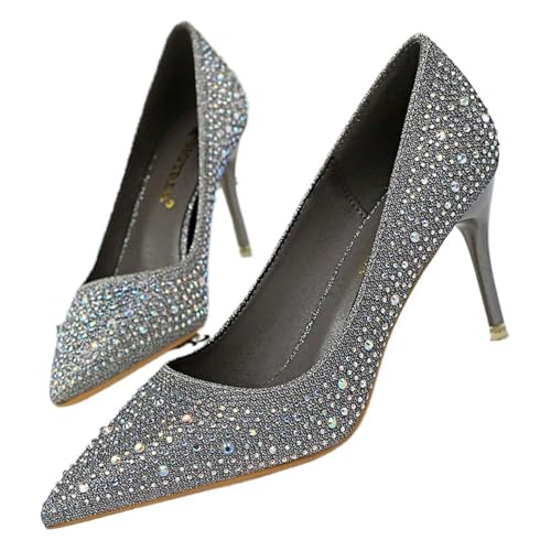 Talons hauts à paillettes escarpins de mariage et soirée habillée