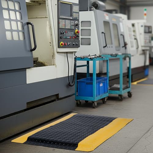 ybaymy 60 × 90 cm - Tapis de travail ergonomique anti-fatigue avec picots - Tapis de travail...