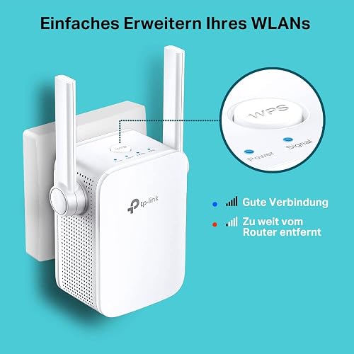 TP-Link Wireless-WLAN-Repeater, Dual-Band-Geschwindigkeit AC1200, WiFi Extender und Access Point, kompatibel mit Fasermodem und ADSL, bis zu 1,2 Gbit/s (RE305), Weiß (Generalüberholt) - 4