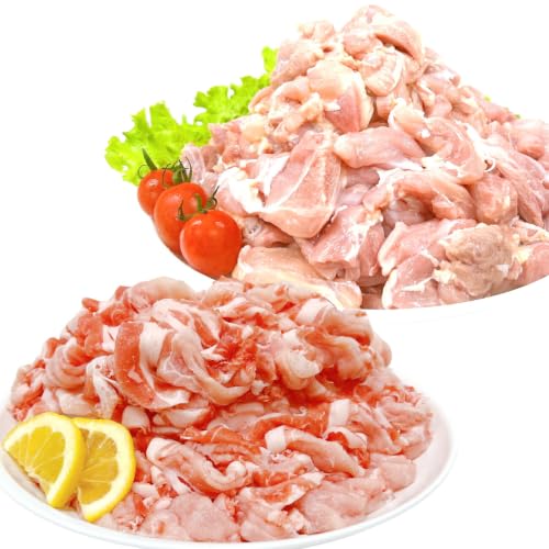 豚肉 鶏肉 宮崎県産 豚切り落とし 250g 6p カット済み 鶏もも 300g 5p 計3kg セット [TRINITY 宮崎県 日向市 452061322]