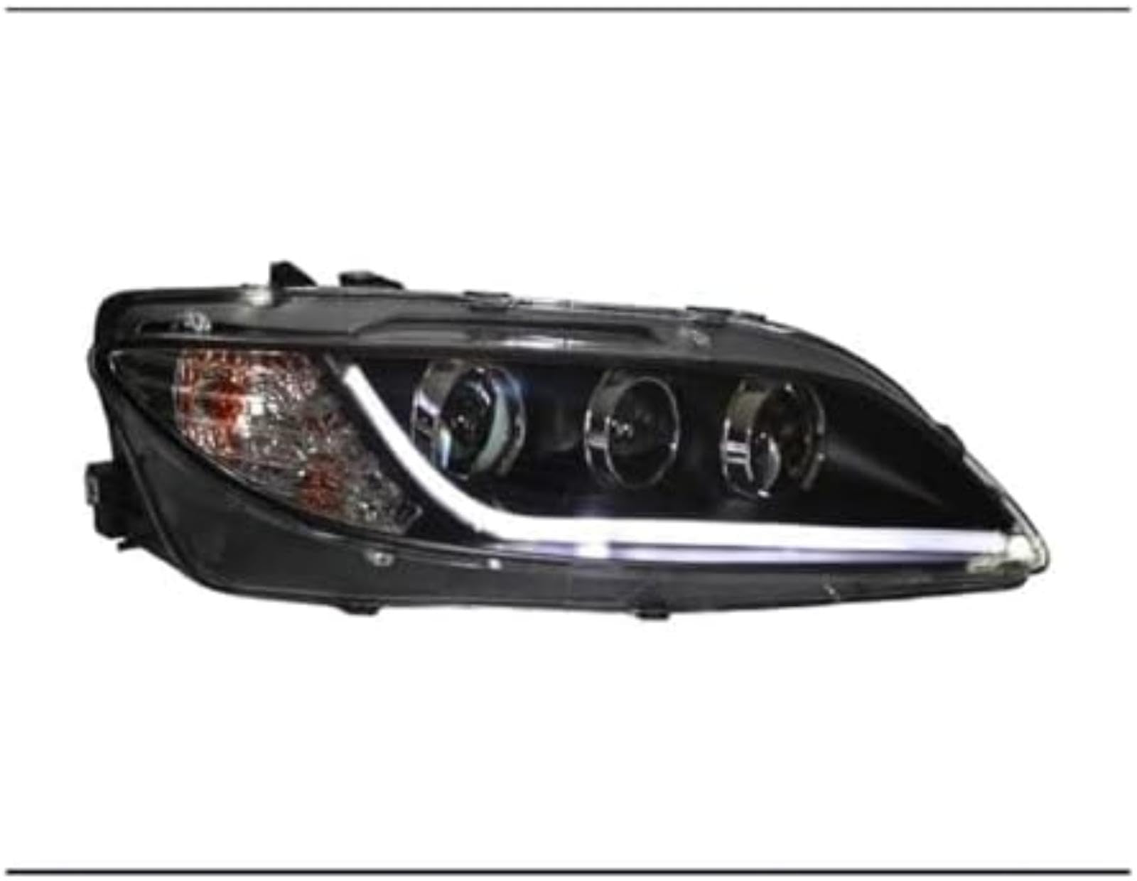 Dla Mazda 6 2002-2008, dla Speed ​montaż reflektorów światła do jazdy dziennej kierunkowskaz ksenonowe światła mijania przednie lampy reflektor Lustrzana lampka kierunkowskazu (Hid Lamp)