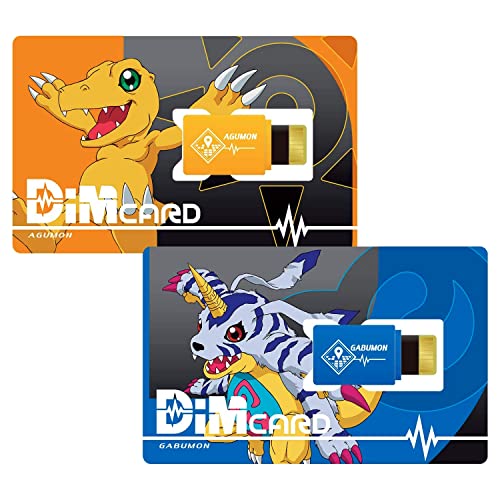 Bandai - Digimon - Carte DIM pour Vital Bracelet Digimon - Set EX1 Agumon & Gabumon - NT58611