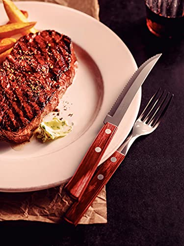 Tramontina Porterhouse Steak Knife And Fork Set 12-Piece, 80000/553Ds #TOP7