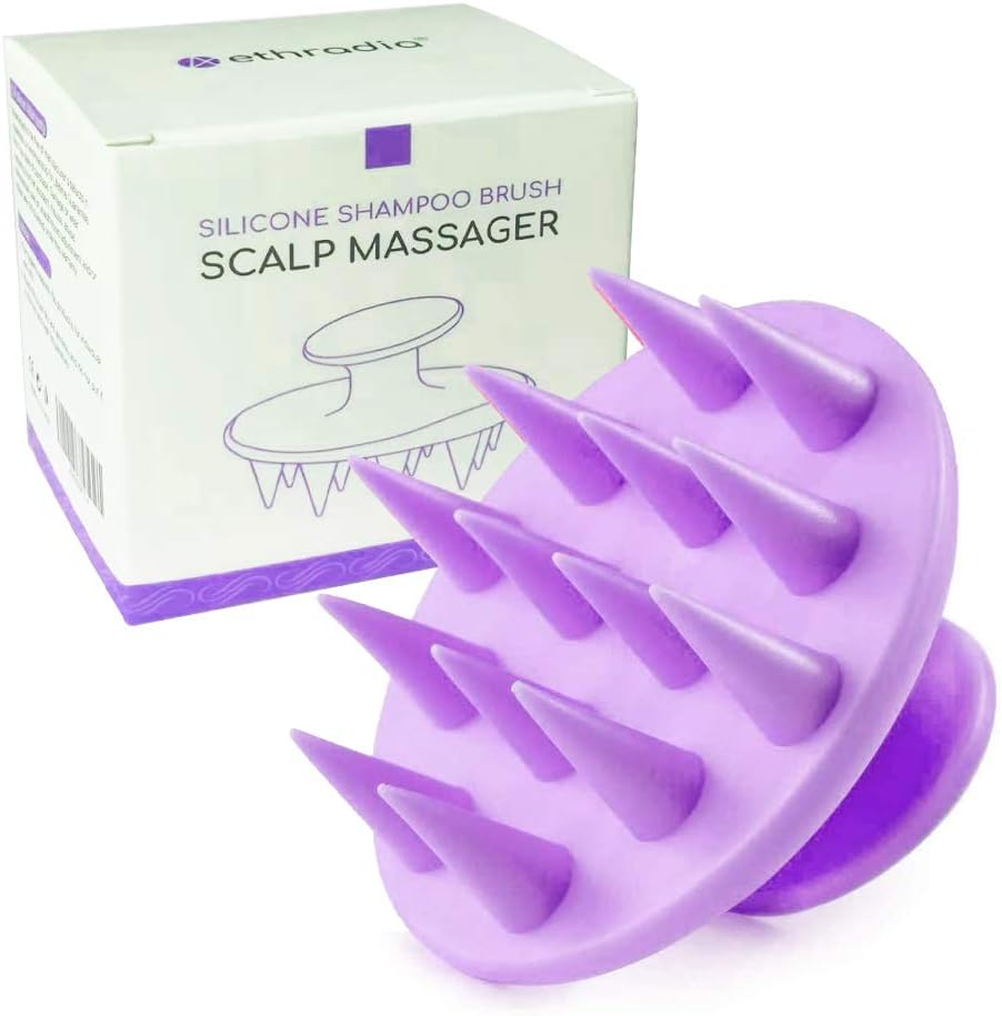 Shampoo Brush Hair Scalp Massager Siliscrub Hair Scalp Brush Scalp Massage Shampoo Brush Head