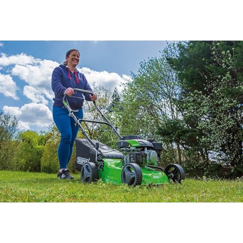 Draper 08671 Steel Deck Petrol Lawn Mower, 420mm, (132cc/3.3HP) - Image 4