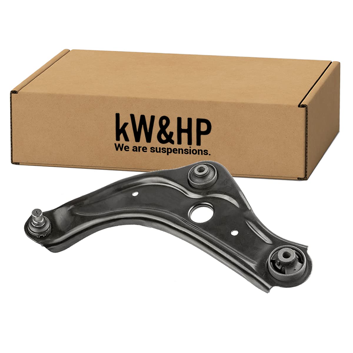 KW0057C Kit 2pz bracci braccetti ANTERIORI DX/SX compatibile con QASHQAI (J11), KADJAR (HA_, HL_) - kW&HP