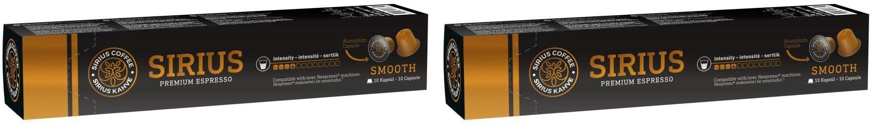 Sirius Premium Kapsül Kahve 4 Smooth (Nespresso Uyumlu) - 10 Adet (2 paketi)