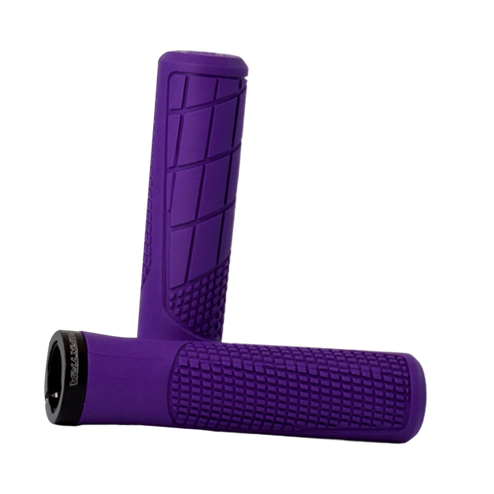 2 Pieces Bike Handlebar Grips Dia 2.2cm Anti Slip for Road Bikes BMX Outdoor Violet|Cycling|Bicycle Components & Parts|Handlebar Grips Tape & Pads