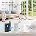 LEVOIT Luftreiniger 3-in-1 HEPA Filter, Luftfilter gegen Schimmel, Staub, Pollen & Gerüche, Air Purifier für Schlafzimmer, App Steuerung & Timer, Schlafmodus & Nachtlicht, Mattweiß