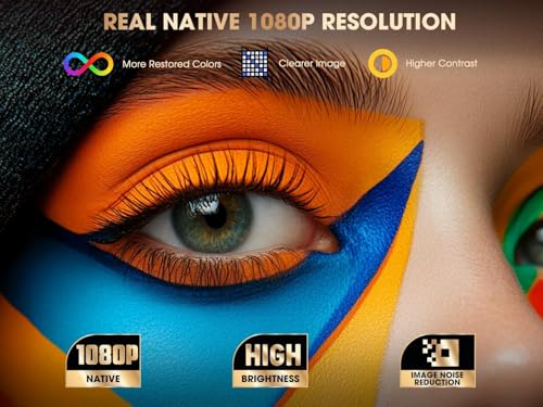 VIZONY 1080p Smart Projector w/ WiFi 6 & Bluetooth - image 4
