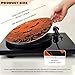 Psesaysky Halloween Pumpkin Bats Record Slip Mat Anti Static Turntable Platter Mat Fits all 12