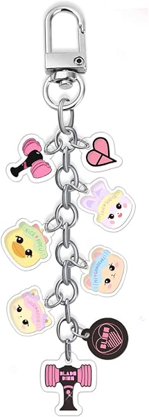 Bllackpink Porte Clé, Porte Clef Bllackpink, Keychain, Pendentif, Merch, Kpop Accessoires Convient aux Fans - 1