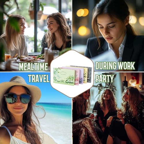 5 packs oil blotting sheets for face - maqihan 5 scents750 counts oil absorbing sheets blotting paper for oily control skin paper face oil sheets premium bamboo charcoal blotter paper for women