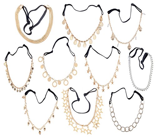 10 Headbands/Hair Bands/Jewelry Decorations