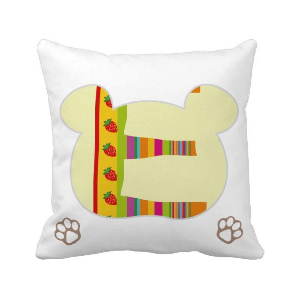 Housse de coussin fraises et ours : protégez et sublimez vos coussins facilement