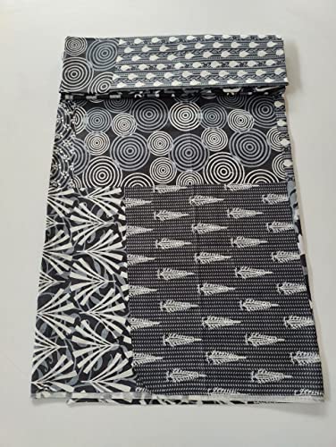 Image of Floral Printed Cotton Fabric Cloth Hand Block Print Fabric Women Material Running Jaipuri Hand Block Printed Women Dress Material Kurtis Natural 44 inch Inches Width 2.5 Meter (Pattern18)