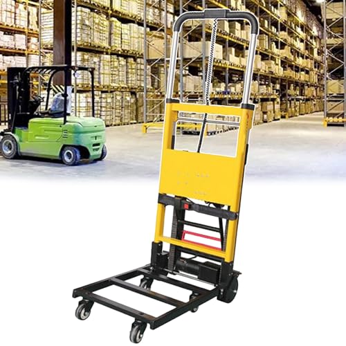 Carretilla eléctrica para escaleras con ruedas de goma miniatura 1