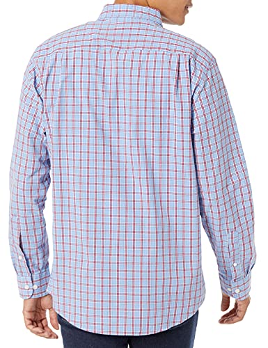 Image of Amazon Essentials Men's Regular-Fit Long-Sleeve Casual Poplin Shirt, Button Front, Business Casual, Collared