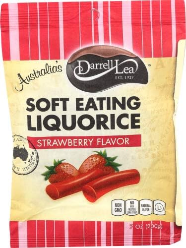 Darrell Lea Strawberry Licorice, 7 Ounce