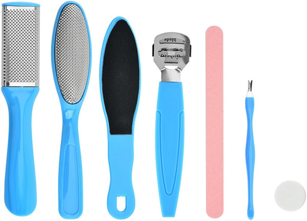 EYVRPAU 7 Pcs Pedicure Knife Sets Professional Set Pedicure Knives Callus Scalpel Foot Care Callus Scraper Foot Care Callus Scraper Foot Care Tool Callus Scraper Foot Scraper Pedicure