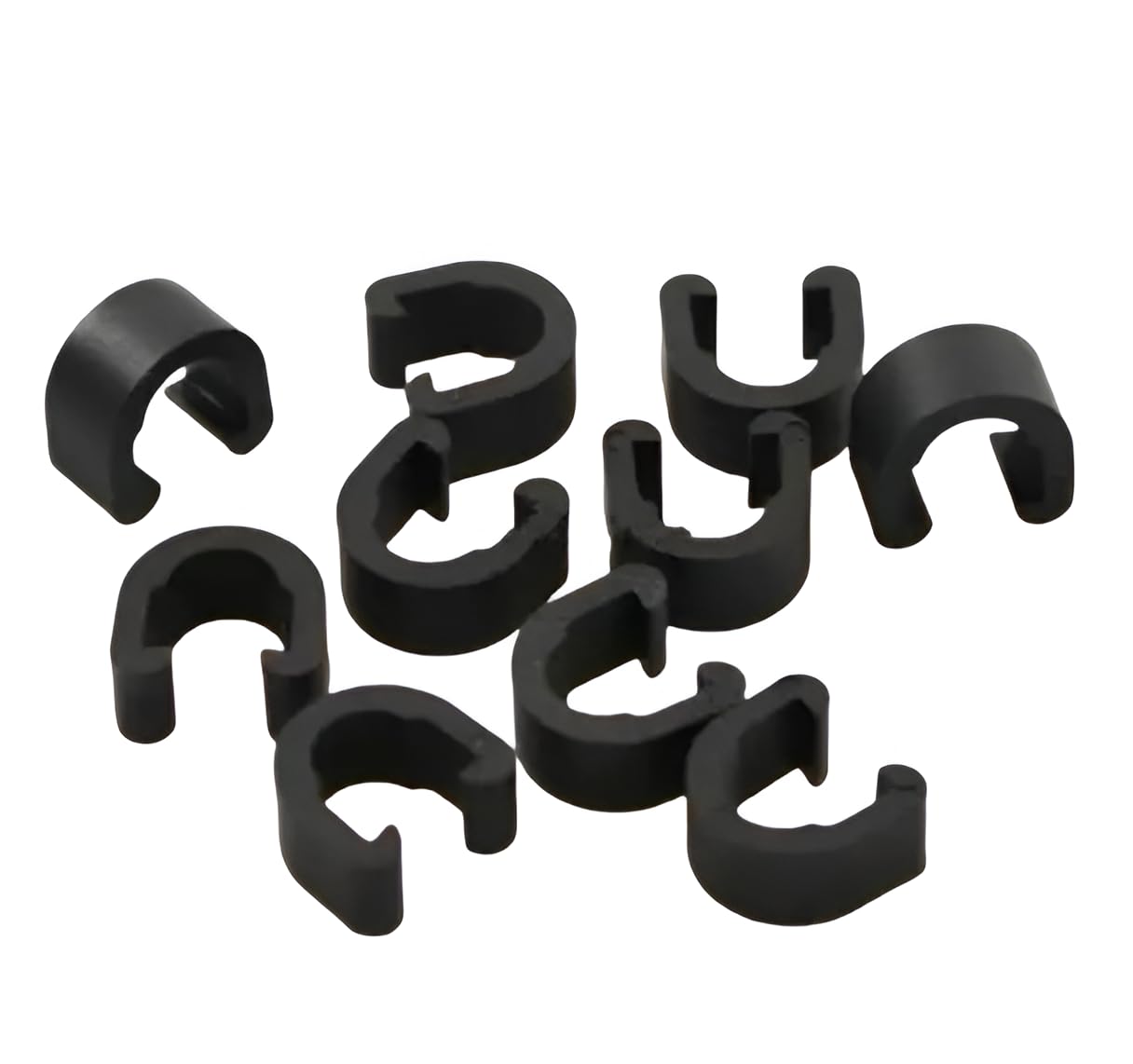 FCC Racing Bicycle MTB C-Clips Buckle for Disc Brakes Outer Cable Frame Guides (10 PC)-picture-22