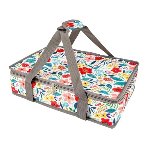 Casserole Carrier For Hot or Cold Food,Casserole Carrier,Pie Carrier,Casserole Dish With Lid and Carrying Case,Insulated Food Warmer Bag For Party/Picnic.Keep Food Warm Pioneer Woman Dishes Carrier