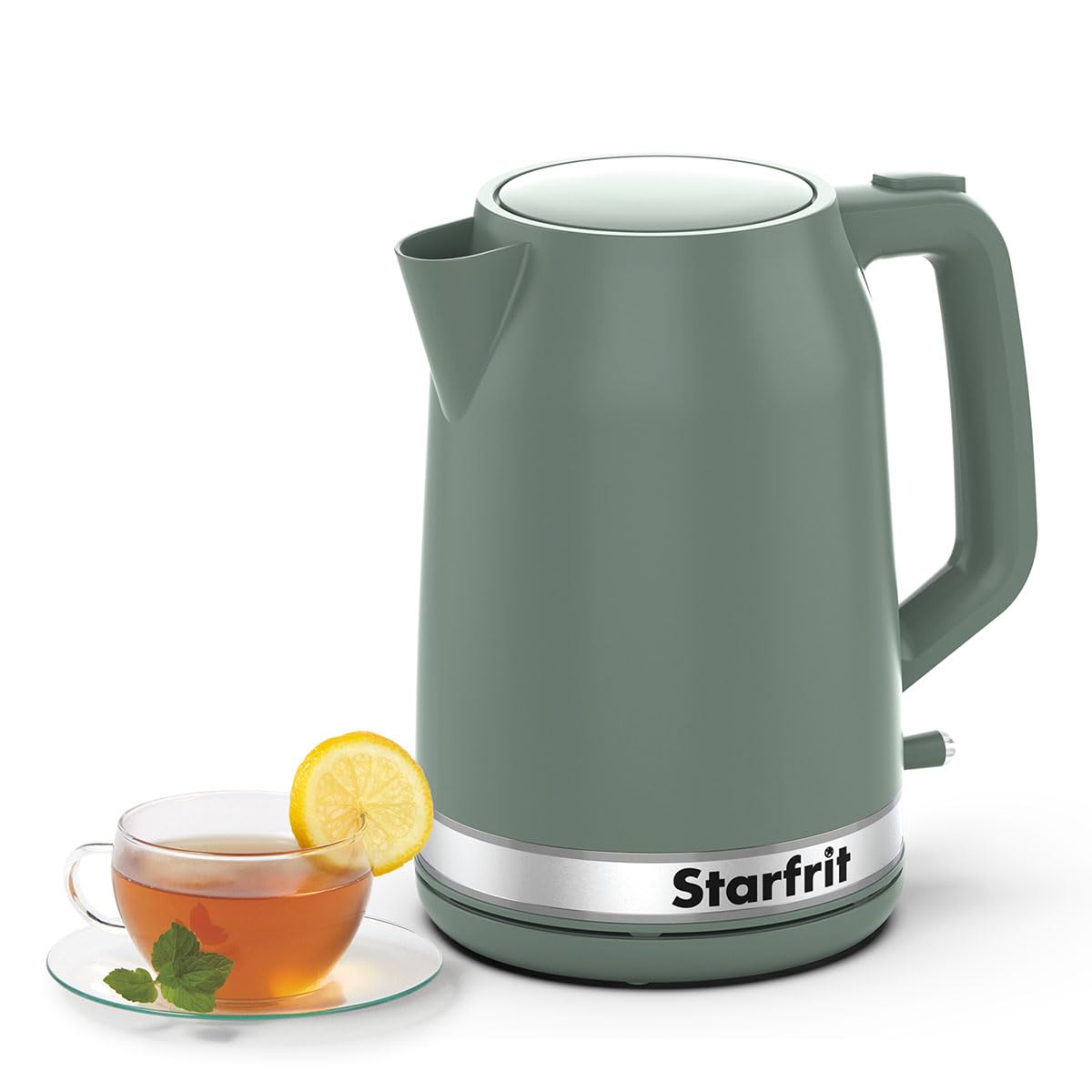Starfrit Electric Kettle, 1.7L, 1500W, Auto Shut-Off, Sage
