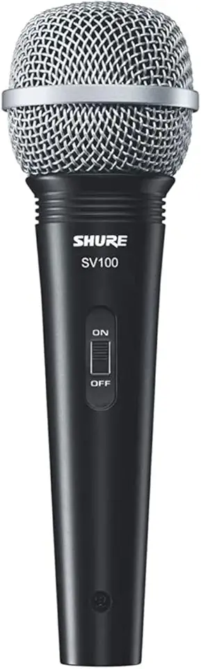 Shure SV100 Microfone de Mão Dinâmico Cardióide para Voz