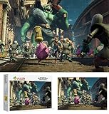 Puzzle Héroes Dragon Quest, Puzzle 1000 Piezas para Adultos, Rompecabezas de Niños Juguetes de Juego Divertidos Casuales para Adolescentes Adultos para La Decoración de Familiares Y Amigos 70X50cm