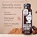 Date Lady Chocolate Syrup | Sweetened Only with Dates | Organic, Vegan, Kosher and Dairy Free | Drizzle on Ice Cream, Pour on Pancakes or Grab a Spoonful! | 1Squeeze Bottle (17oz)