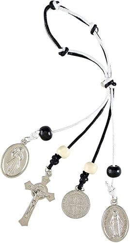 Autom St. Benedict Medals - Colgador de protección para el hogar, 6 1/2 Pulgadas