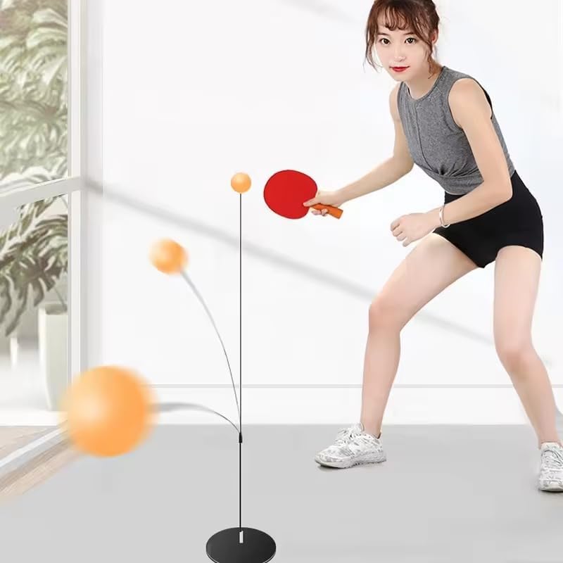 KENAYO ENTERPRISE Table Tennis Self Training Indoor Game | Ping Pong Table Tennis Trainer | 2 Racket & 2 Practice Ping Pong Ball Game | Kids Fun Party Game | Solo Tennis Trainer | Tennis Rebound Kit-image-12